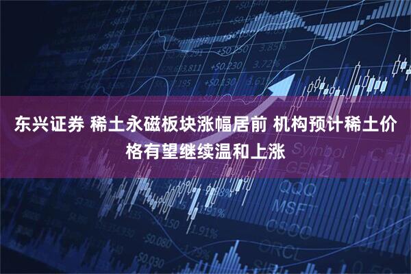 东兴证券 稀土永磁板块涨幅居前 机构预计稀土价格有望继续温和上涨