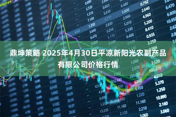 鼎坤策略 2025年4月30日平凉新阳光农副产品有限公司价格行情